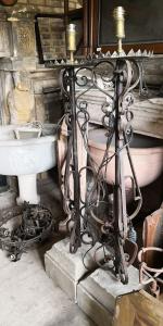 candelabro,torciera in ferro